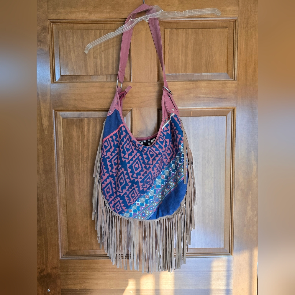 Ecote Multicolor Patchwork Shoulder Bag - image 2